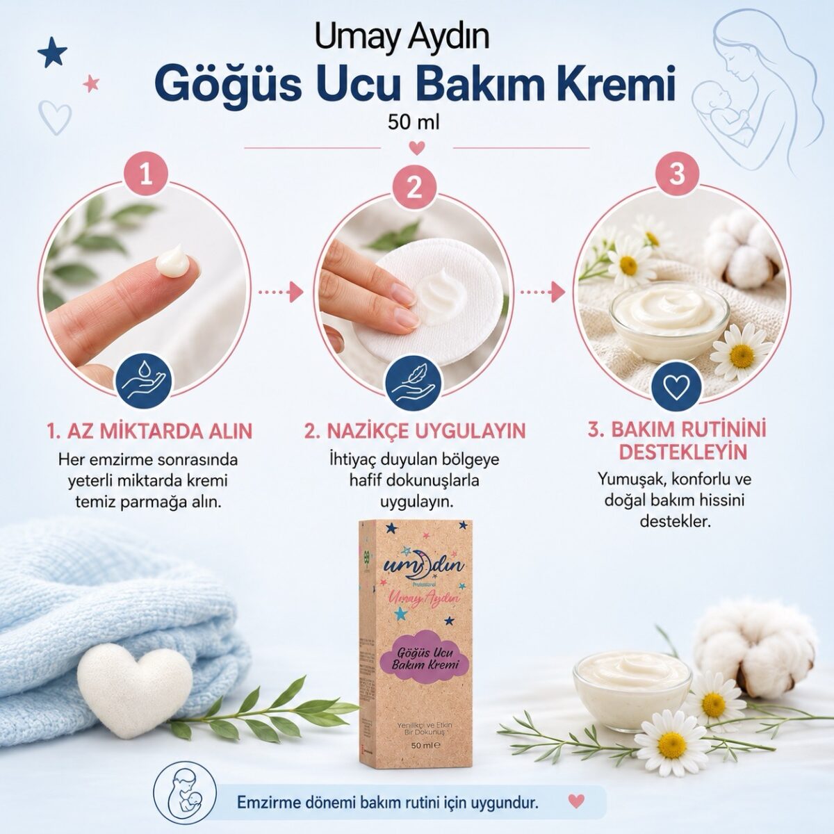 Göğüs Ucu Bakım Kremi 50 ML - Görsel 6