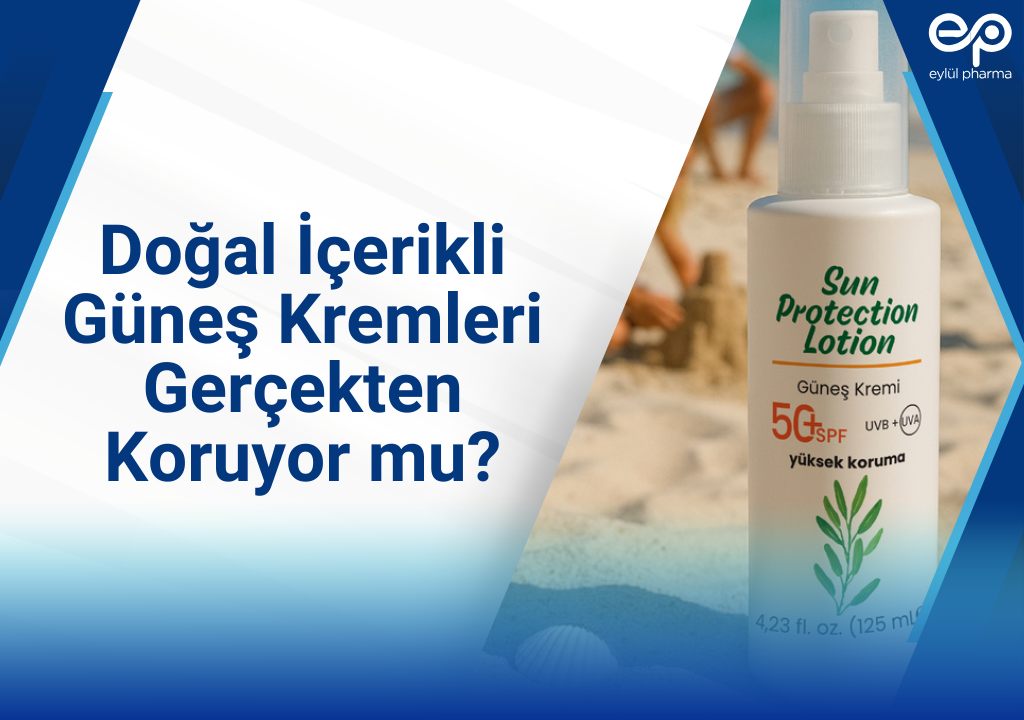 doğal içerikli güneş kremi